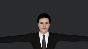 bart baker Hyper Realistic Full Body Fully Rigged 3D Character model