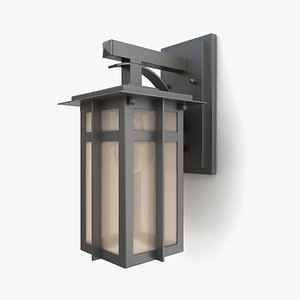 3D outdoor wall lantern 15 model