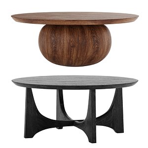 3D Wood Coffee Table West Elm