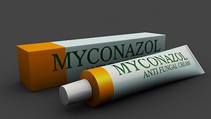 3D Miconazole Nitrate Tube model