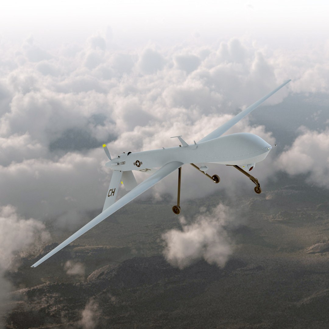 General Atomics MQ-1 Predator 3D model preview
