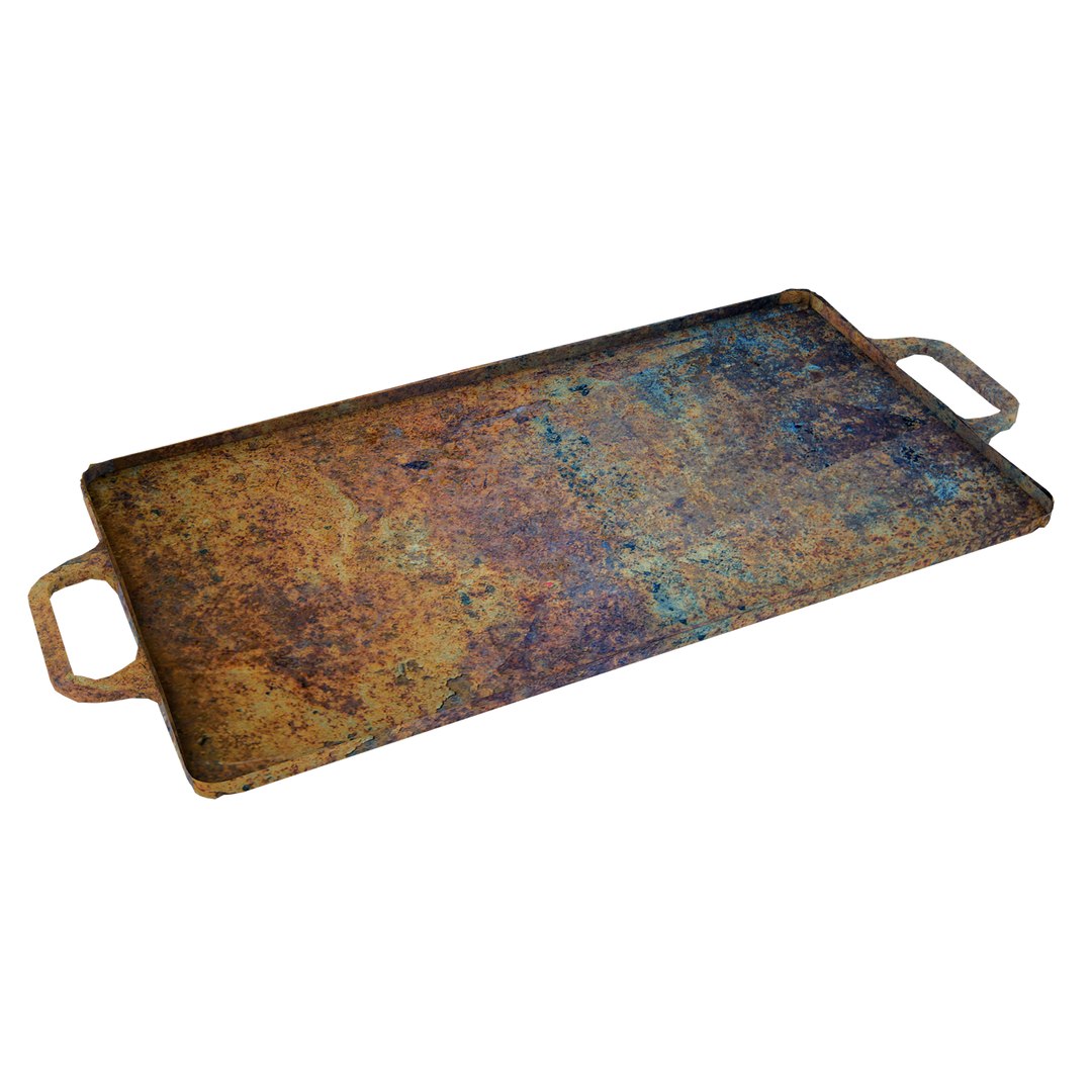 3D Rusty Tray - TurboSquid 1538073