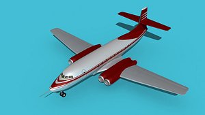 Avro Canada C-102 Jetliner V03 3D model