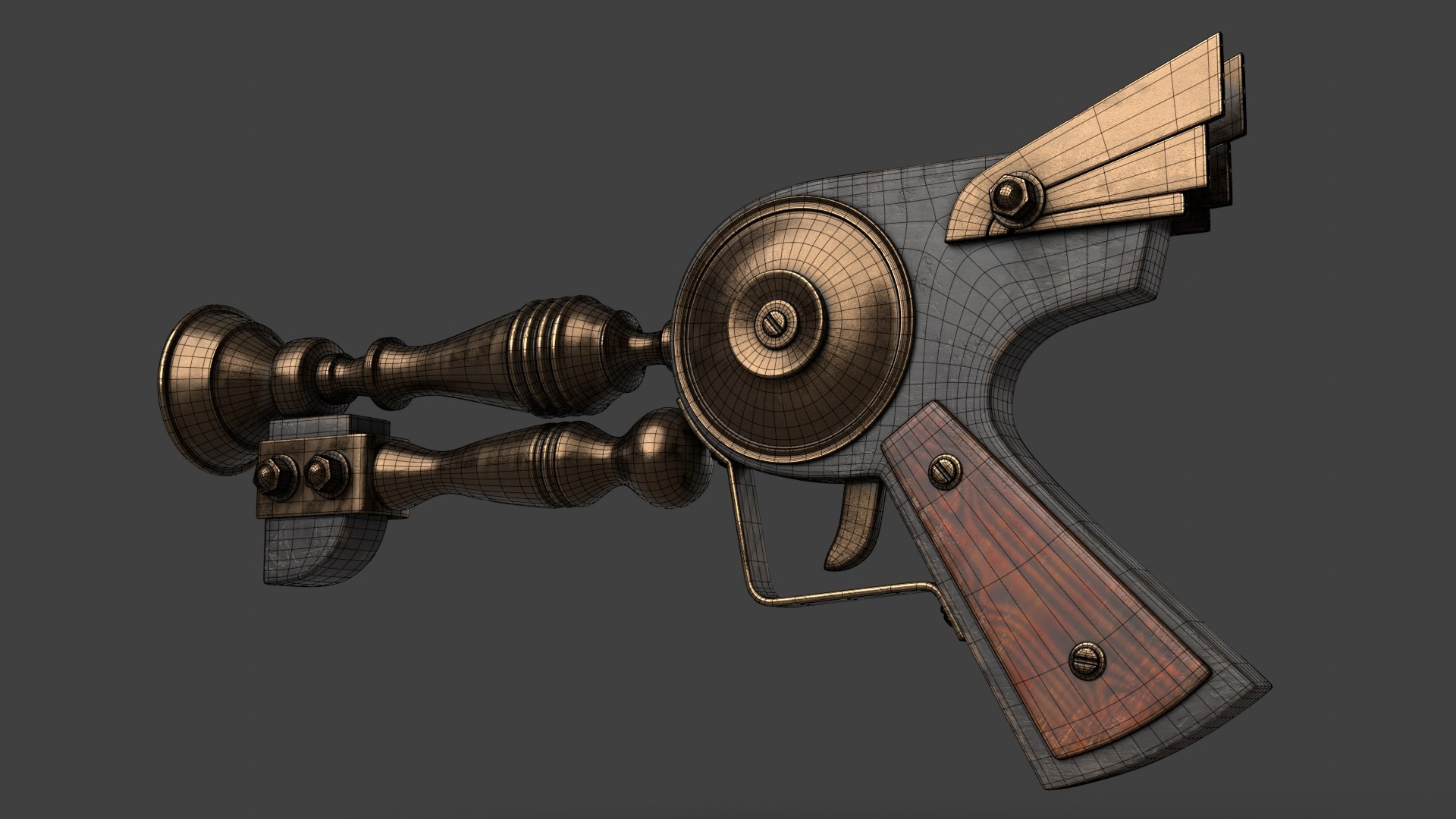 Fantasy Gun 21 3D Model - TurboSquid 1936445
