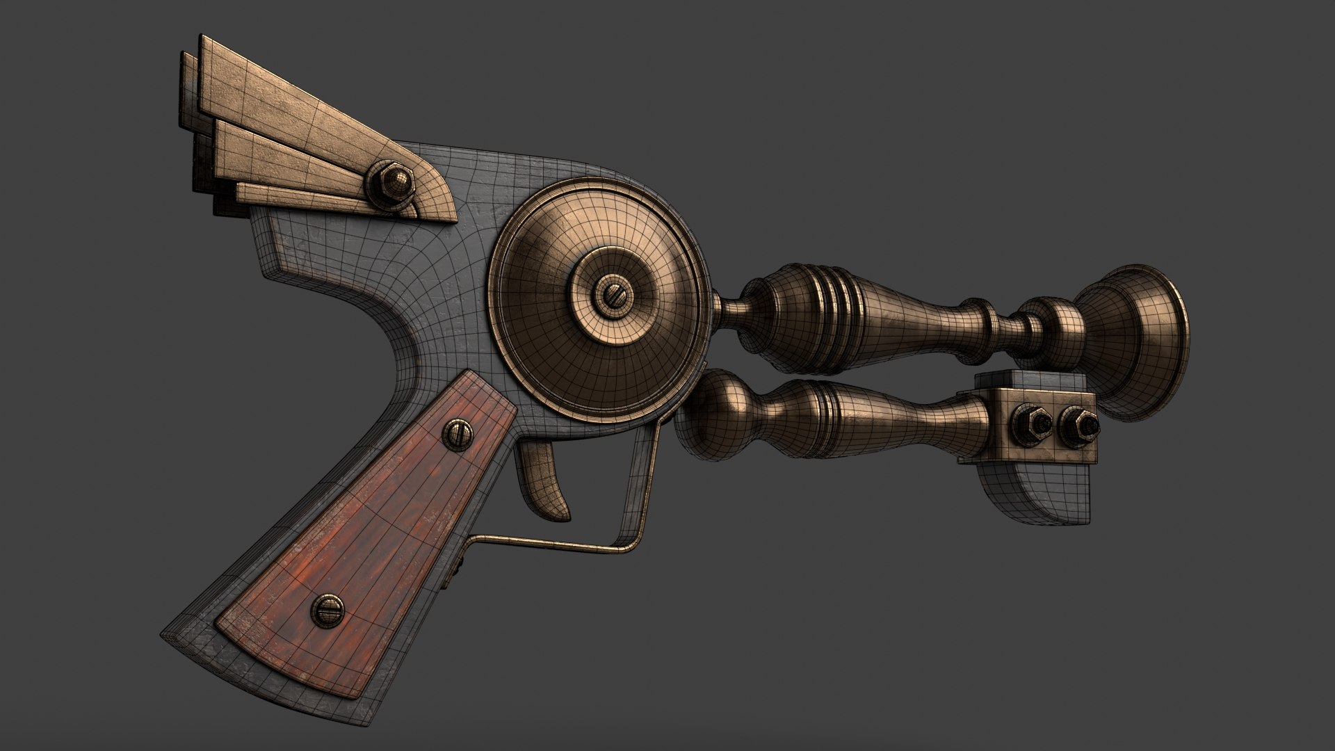 Fantasy Gun 21 3D Model - TurboSquid 1936445