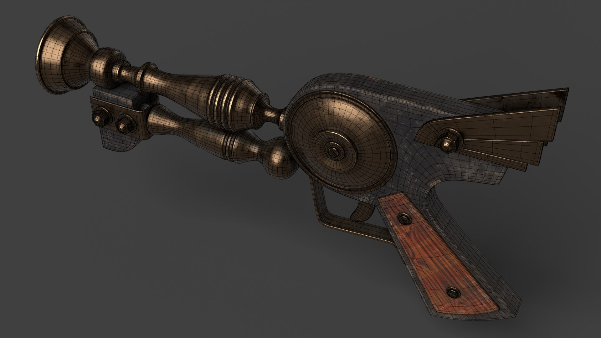 Fantasy Gun 21 3D Model - TurboSquid 1936445