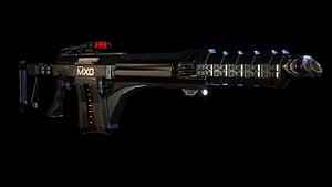 sci-fi weapon model