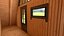 A Frame Cabin with Deck 3D model