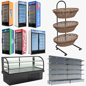 Empty Display Stands Collection