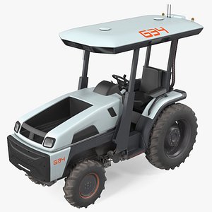 Monarch Self Driving Electric Tractor Dusty Rigged model