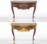 Wooden classic console table 0101
