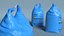 Blue Fertilizer Bulk Bag on Wooden Pallet