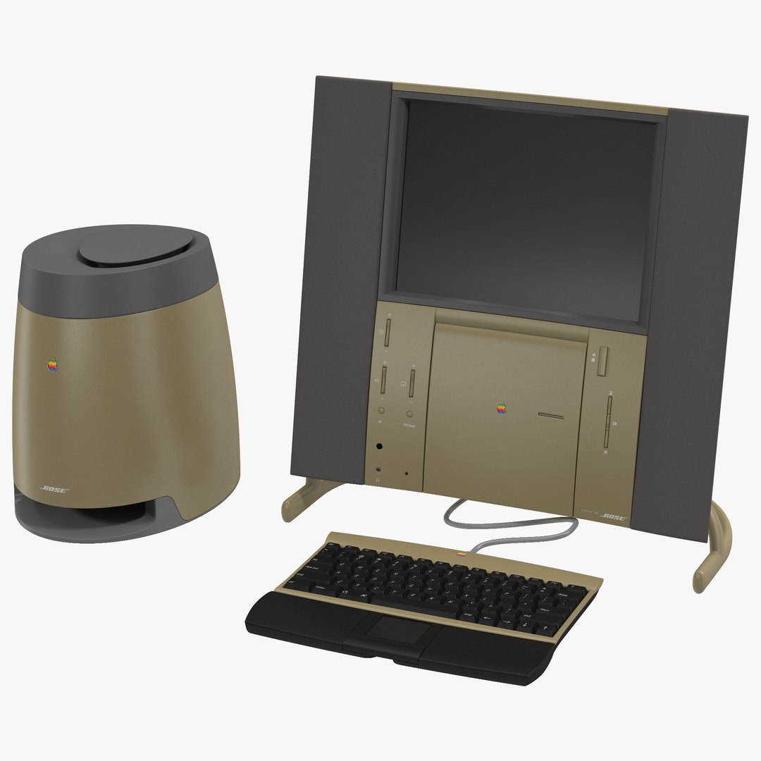 Apple 20th Anniversary Macintosh 3D model preview