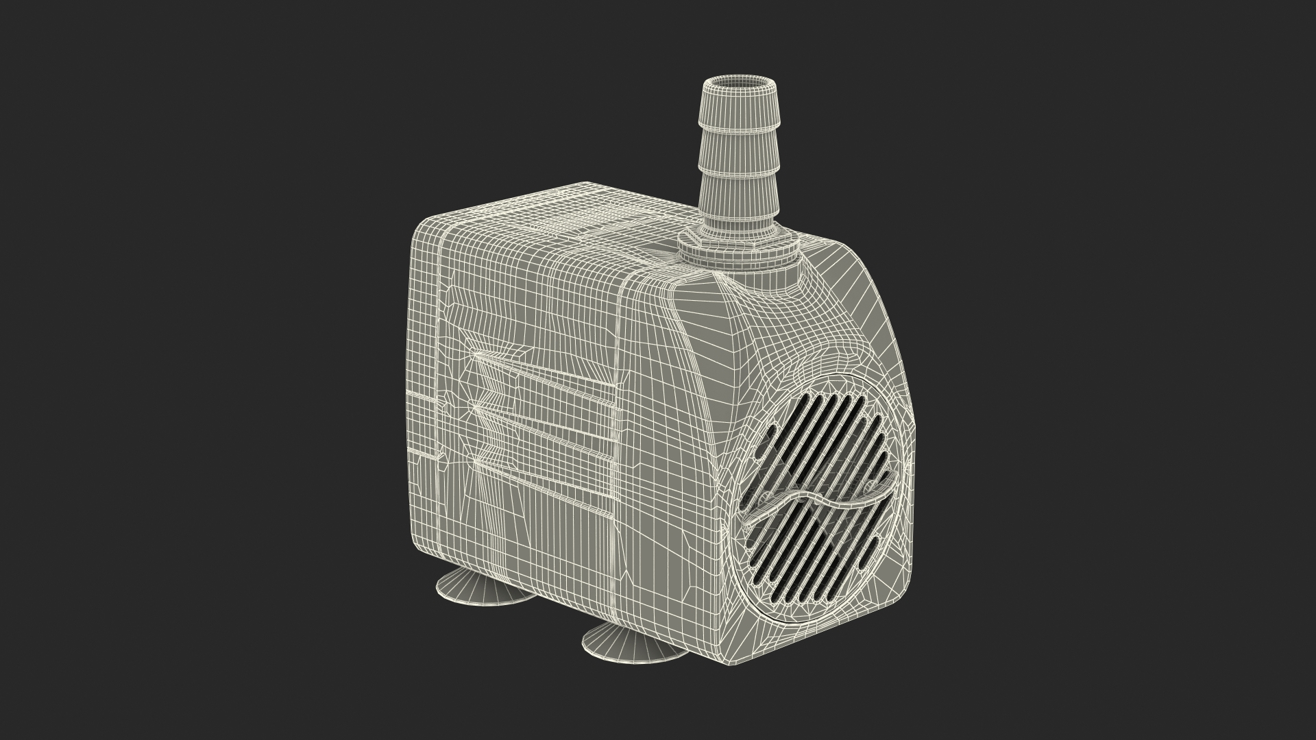 Blue Panel Submersible Water Pump 3D Model - TurboSquid 2438279