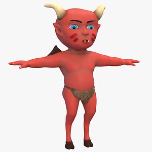 3D baby demon