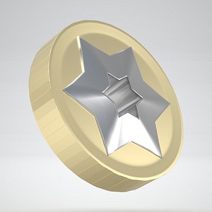 3D model Gold Game Coin