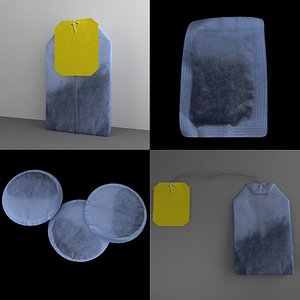 3d tea bag model