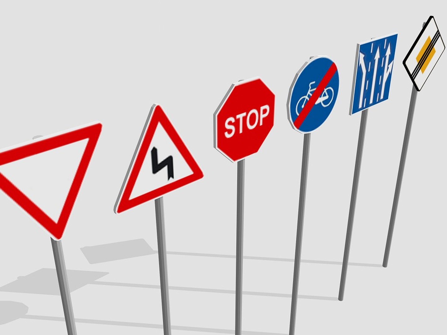3d Model Traffic Signs