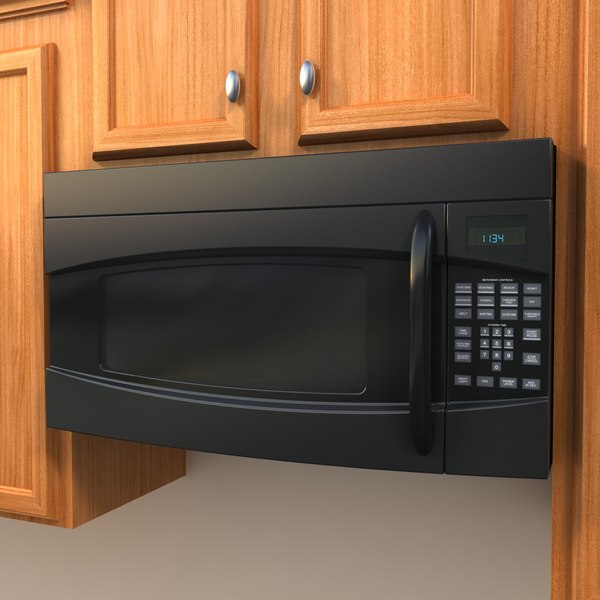 microwave 3d max