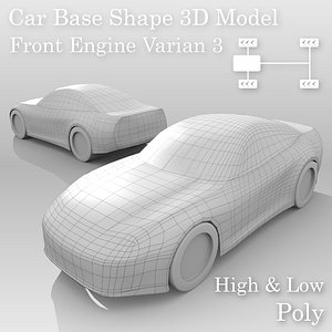 Car Base FR Layout Variant 3