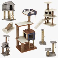 Cat Tree House Collection 7 in 1