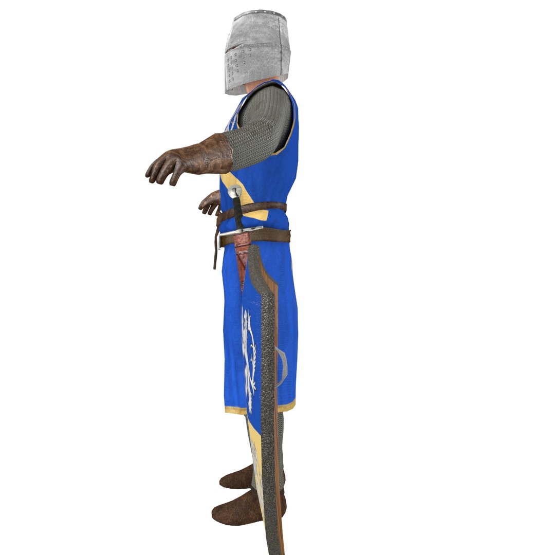 3D Model Rigged Knight Helmet - TurboSquid 1332716