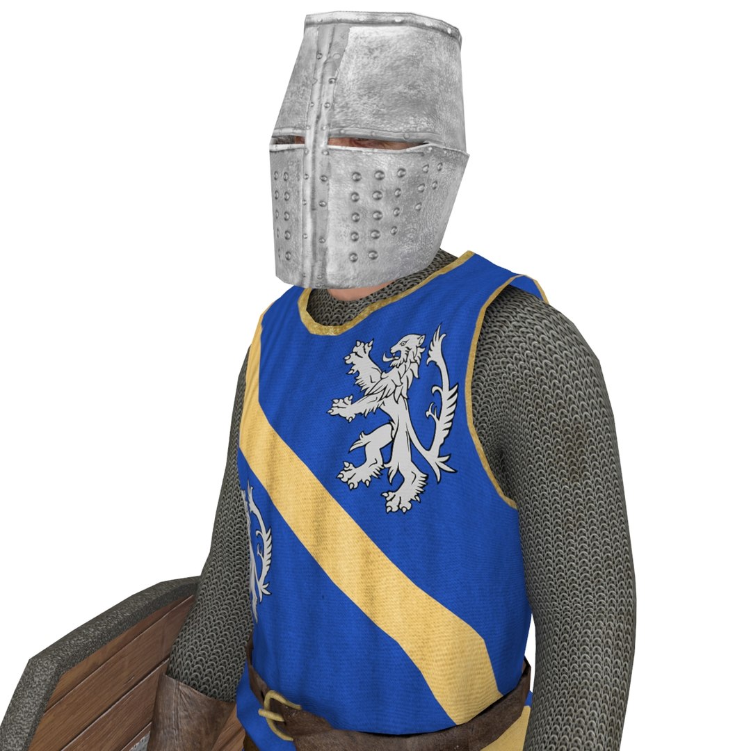 3D Model Rigged Knight Helmet - TurboSquid 1332716