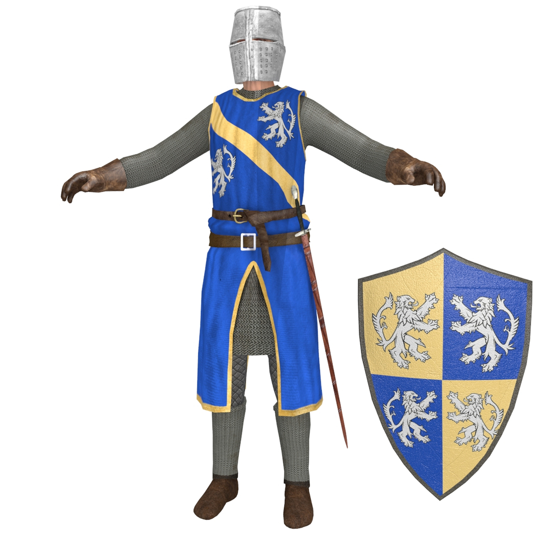 3D model rigged knight helmet - TurboSquid 1332716