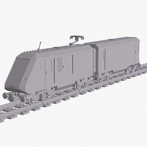 3d print model - Lego train 4558 Metroliner