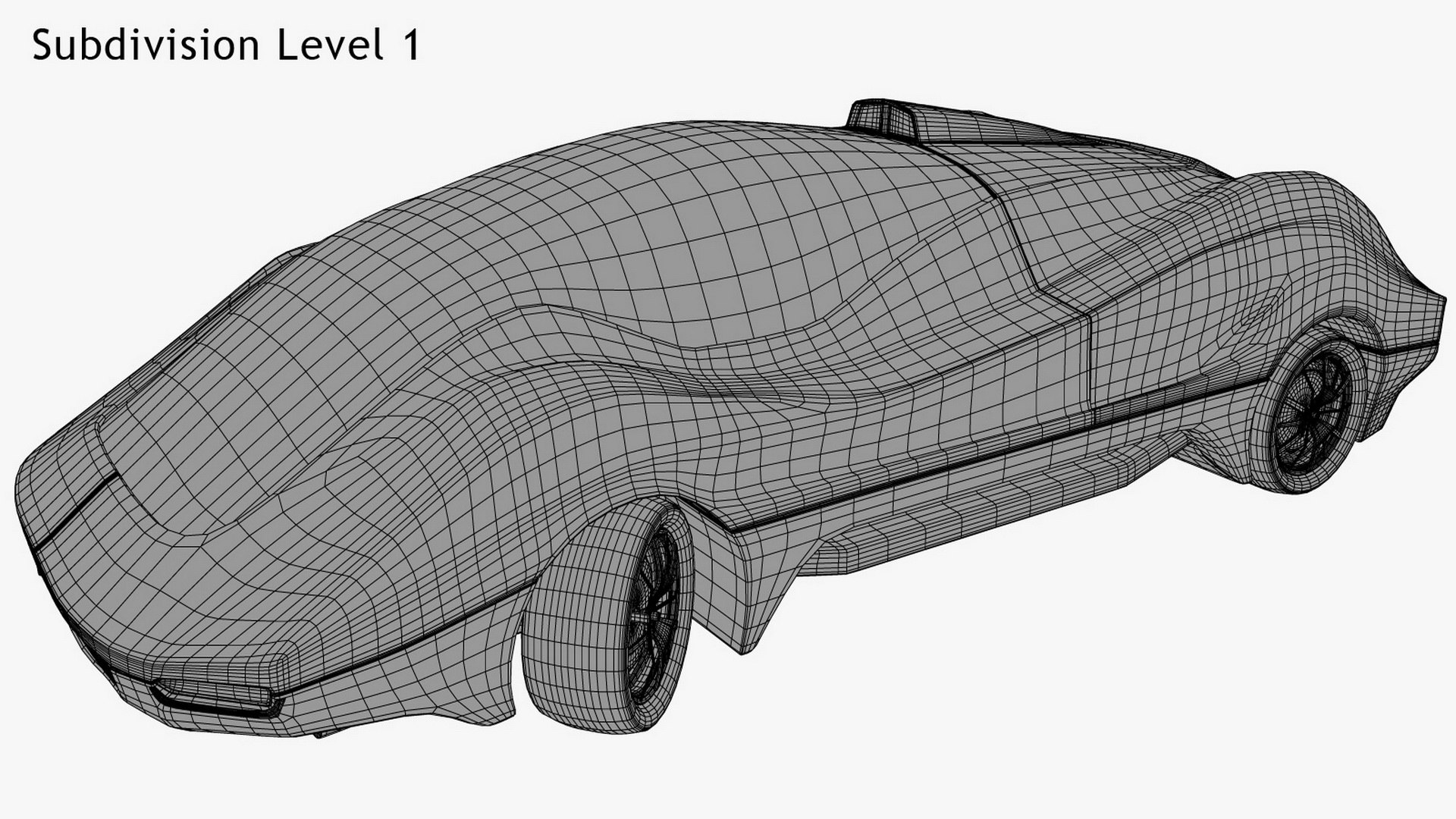 3D Futuristic Concept Car Model - TurboSquid 1344416