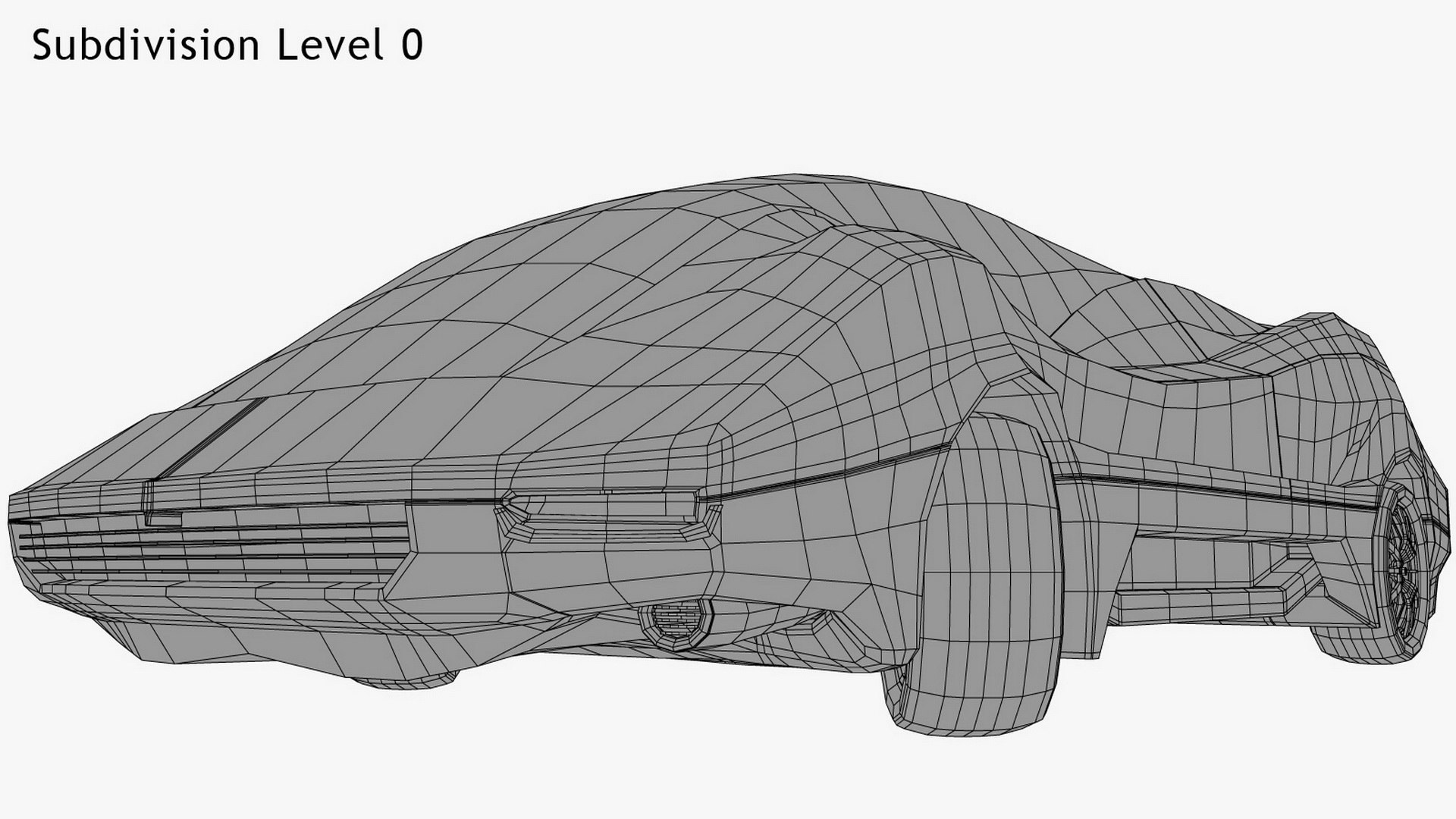 3D Futuristic Concept Car Model - TurboSquid 1344416