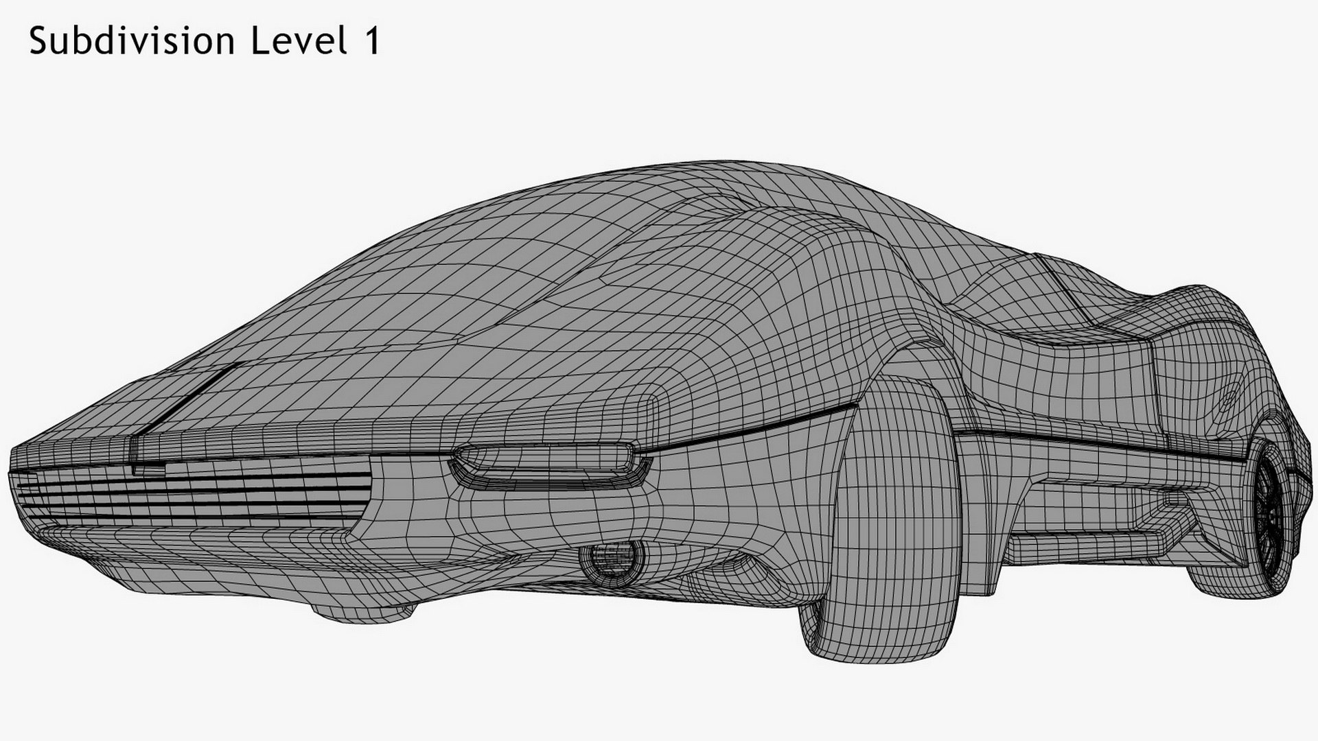 3D Futuristic Concept Car Model - TurboSquid 1344416