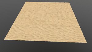 Desert Terrain 3D Model AR VR 3D
