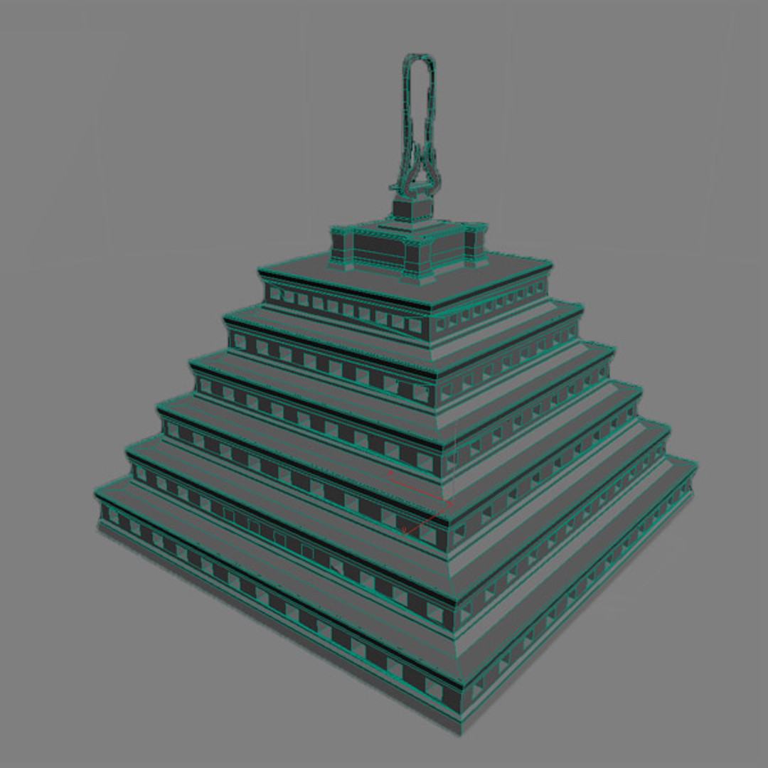 3d inca temple