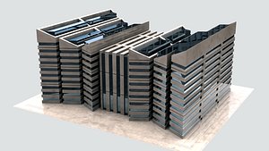 3D model Modern Building Concept V301LowPoly