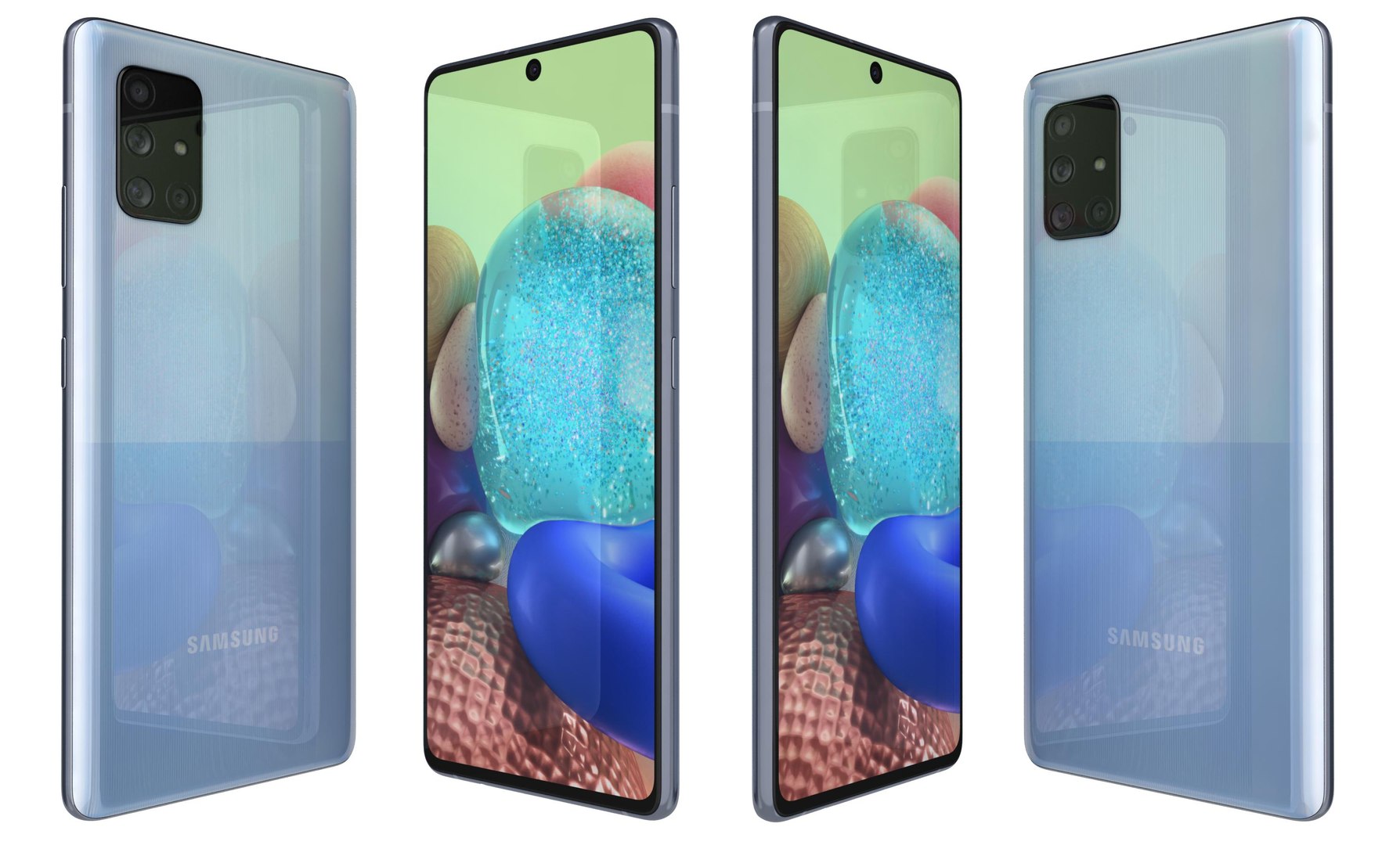 A51 Samsung A71 In Silver Colour Buy Samsung A51 128GB White