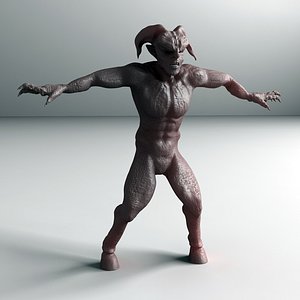 demon rigged 3d model