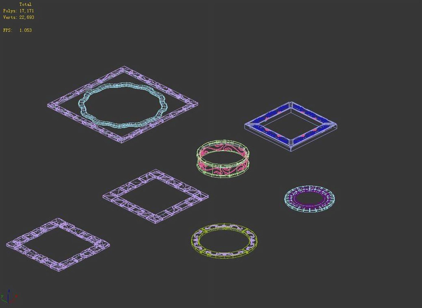 Flower terrace - base 3D model - TurboSquid 1448792
