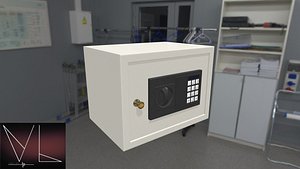 Safe with digital lock