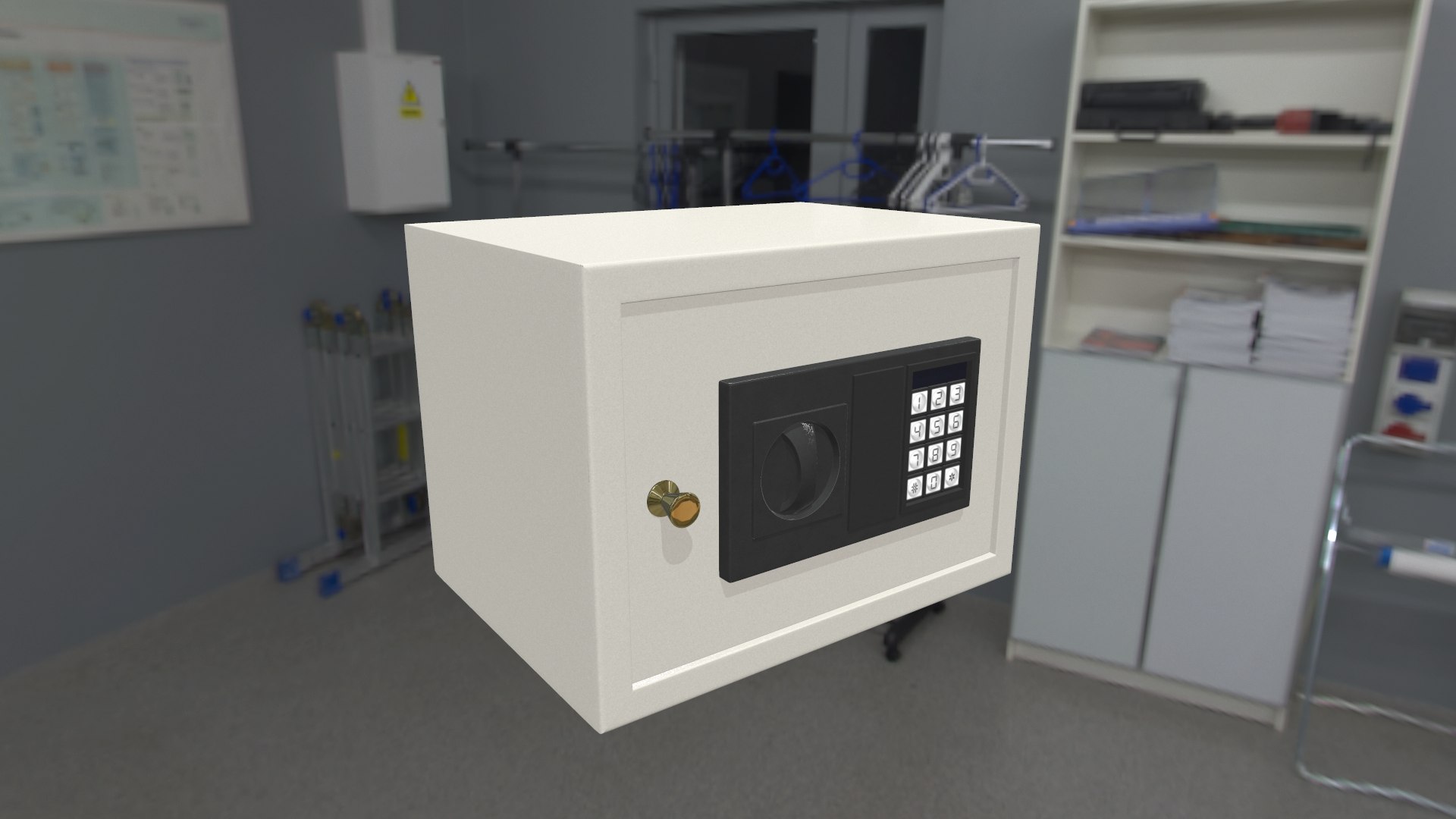 3D Safe Digital Lock - TurboSquid 1256112