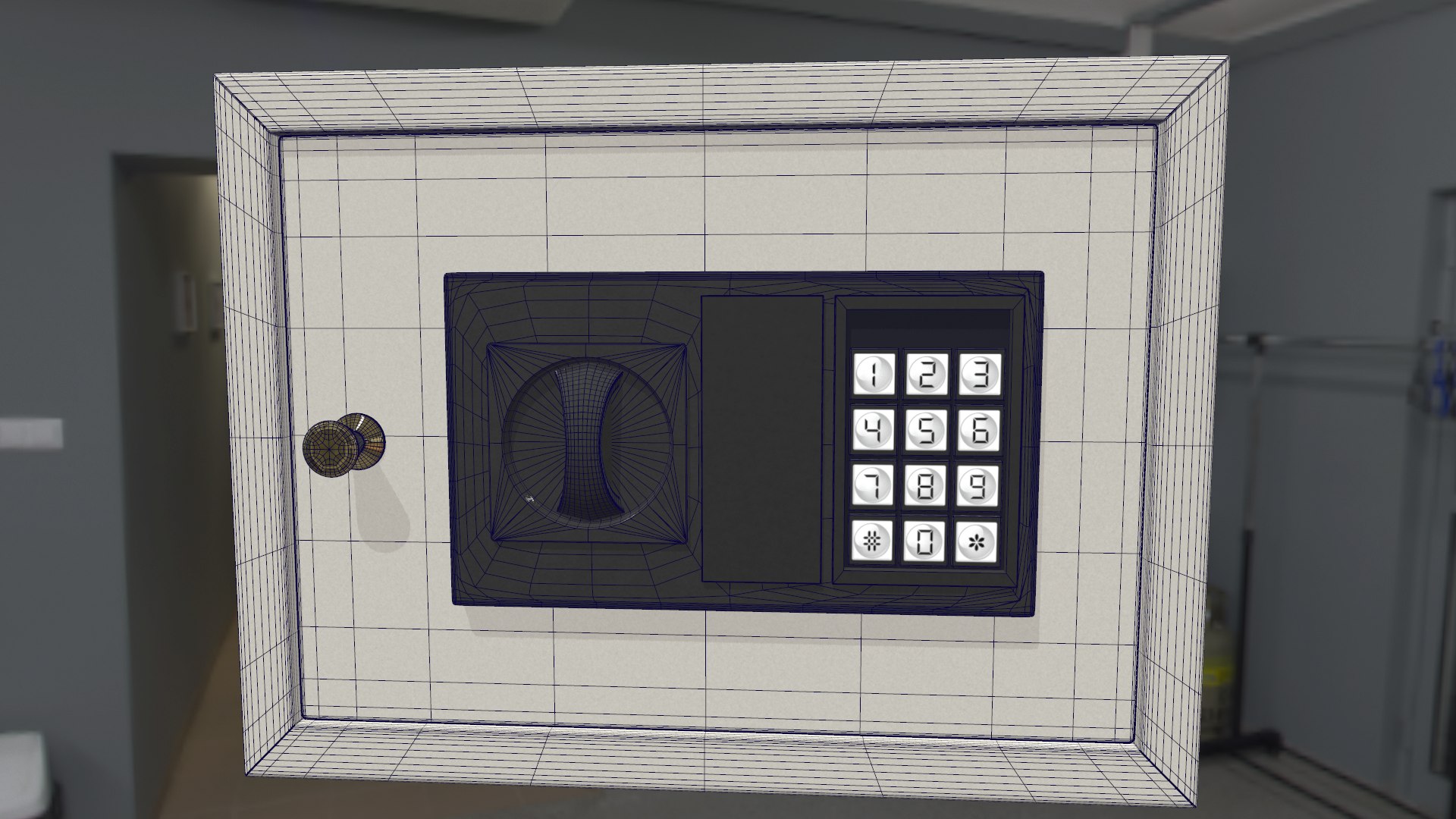 3D Safe Digital Lock - TurboSquid 1256112
