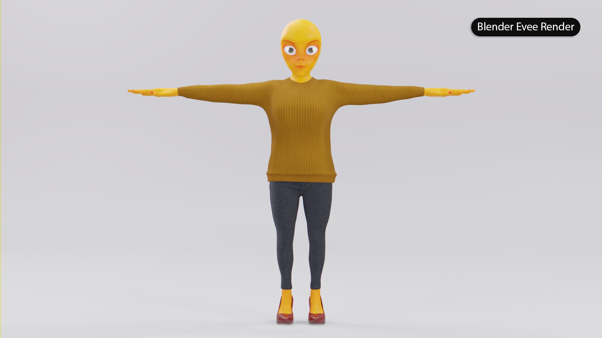Alien Female Cartoon 3D model https://p.turbosquid.com/ts-thumb/md/z0EaoW/PS/alieninsweaterfrontfullevee.png/jpg/1678707715/1920x1080/fit_q87/d5cf0020ba30cbf70fd49b8f75909c308150c0d1/alieninsweaterfrontfullevee.png.jpg