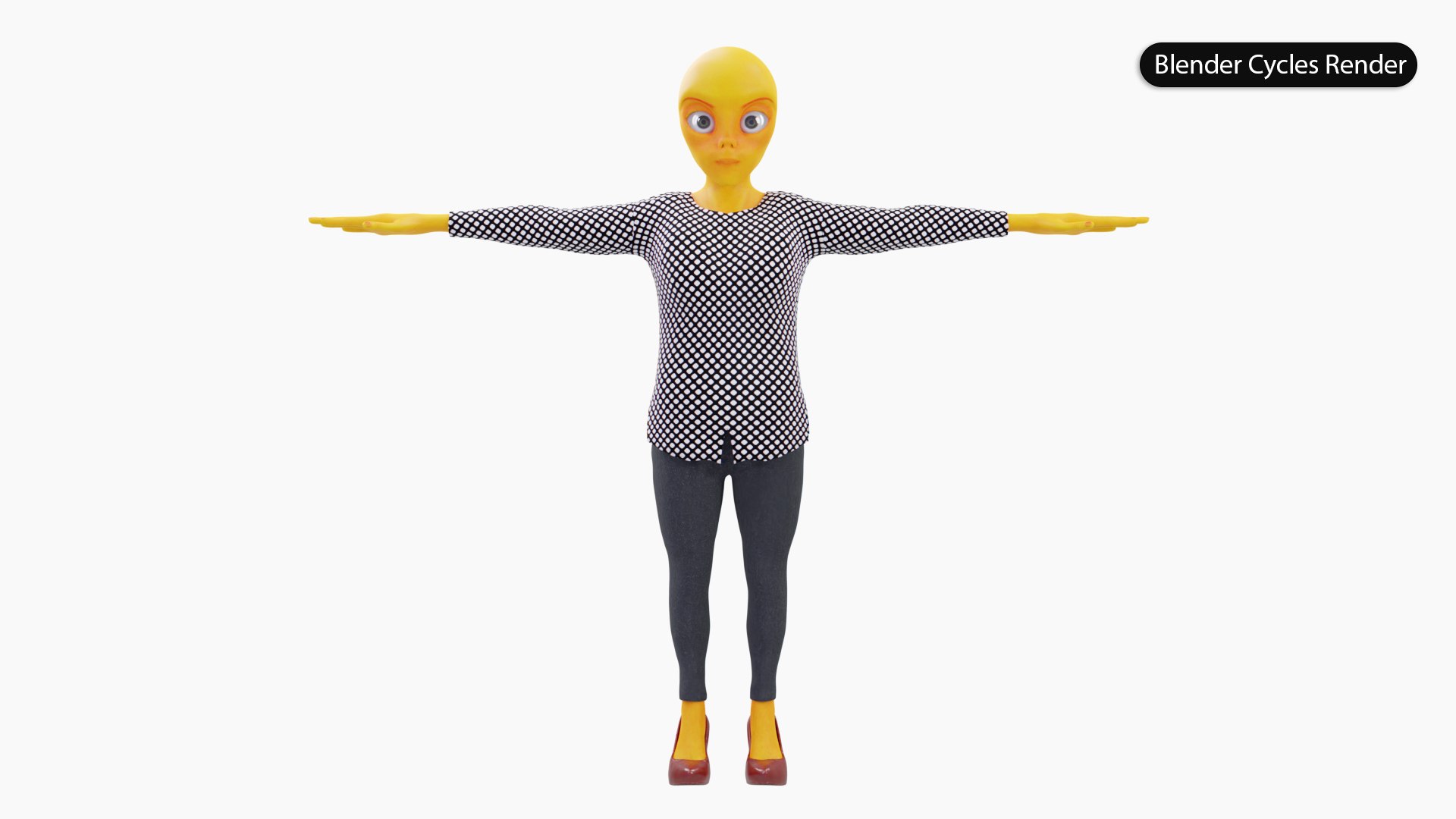 Alien Female Cartoon 3D model https://p.turbosquid.com/ts-thumb/md/z0EaoW/SK/alieninshirtfrontfullnobg/jpg/1678707495/1920x1080/fit_q87/5c74946f3105ad05d485779a526cdd5c5301c015/alieninshirtfrontfullnobg.jpg