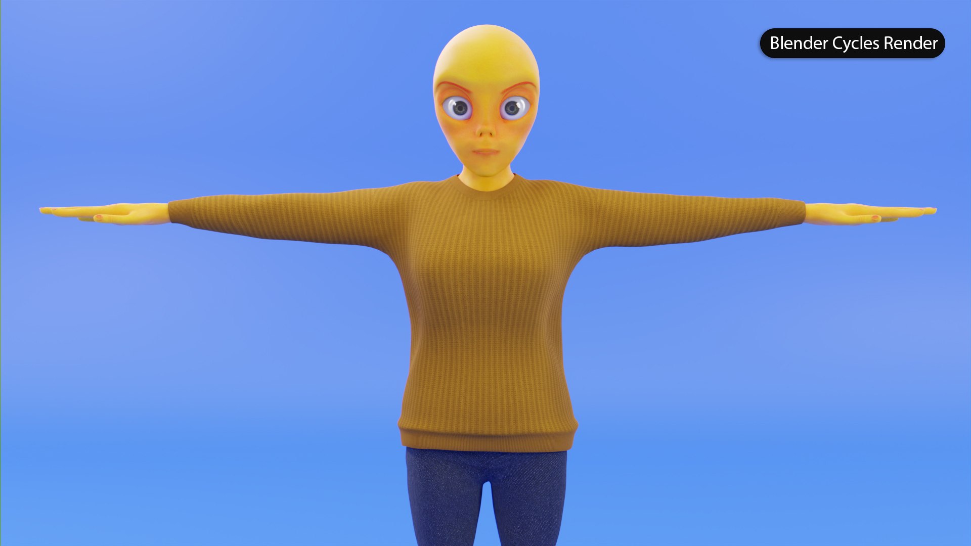 Alien Female Cartoon 3D model https://p.turbosquid.com/ts-thumb/md/z0EaoW/hp/alieninsweaterfronthalfbg.png/jpg/1678707534/1920x1080/fit_q87/902d492089f01cfd7a291ac379e4d4e965efe213/alieninsweaterfronthalfbg.png.jpg