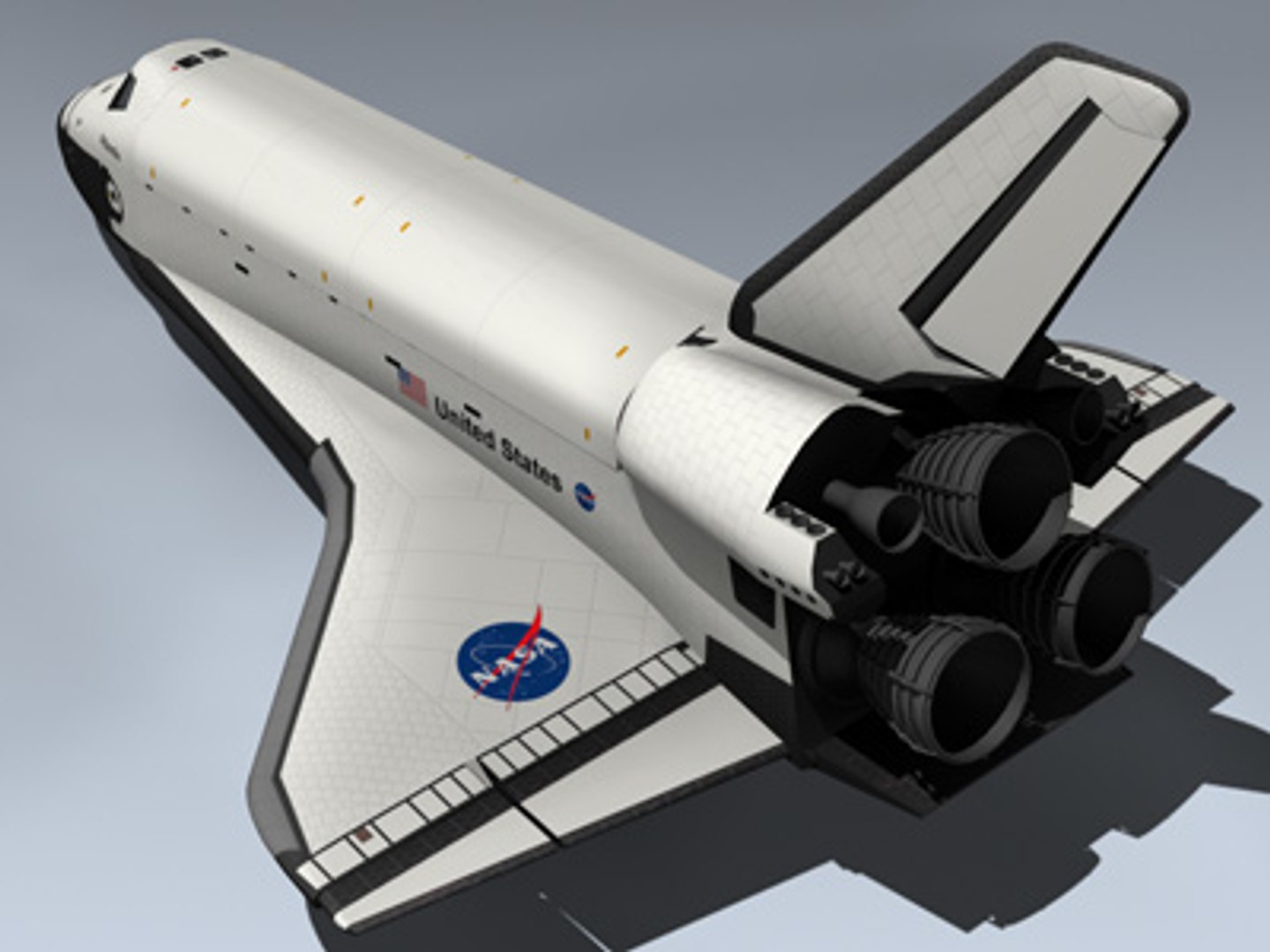 Nasa Atlantis 3d Model