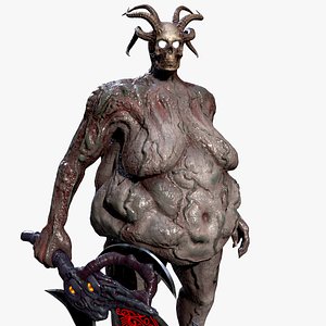 3D Fat demon model