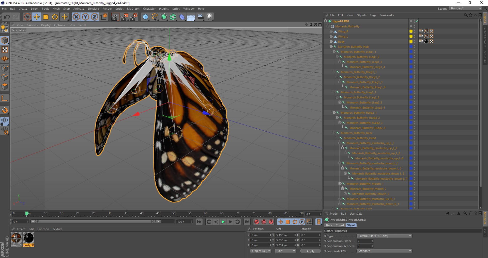 flying monarch butterfly rigged 3D model https://p.turbosquid.com/ts-thumb/me/0uwGK2/gQ8jbRbw/animated_flight_monarch_butterfly_rigged_c4d_06/jpg/1590575901/1920x1080/fit_q87/9fdfe758268b3e88b10c02d230eaabcf506f4228/animated_flight_monarch_butterfly_rigged_c4d_06.jpg