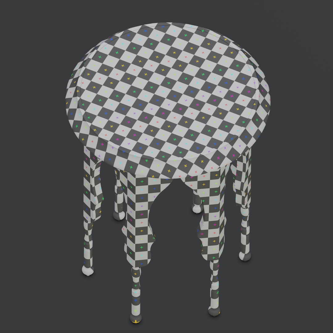 3D Model Moroccan Round Side Table - TurboSquid 1736142