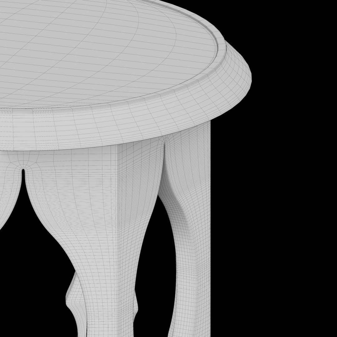 3D Model Moroccan Round Side Table - TurboSquid 1736142