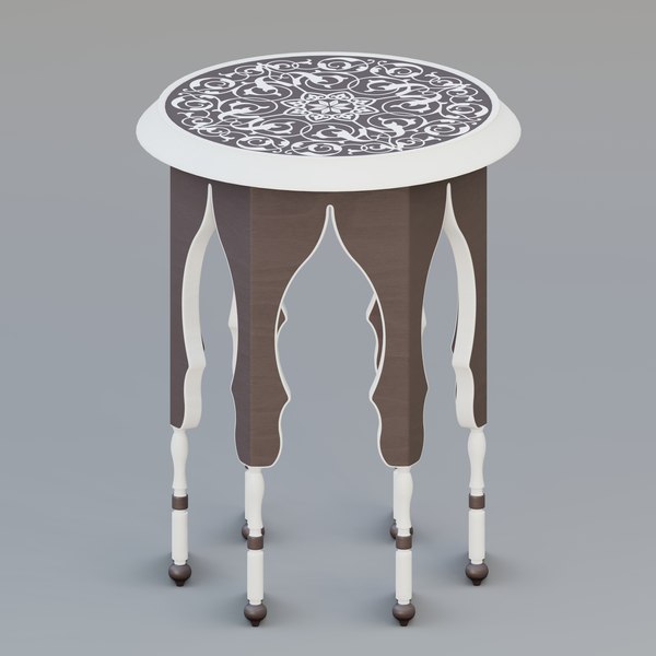 moroccan round side table 01 - Webcam Women